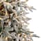 9.5ft. Pre-Lit Flocked Manchester Spruce Artificial Christmas Tree, 650 Lights